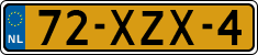 License plate of the Netherlands, Cars