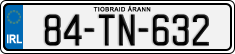 License plate of Ireland, Regular plates