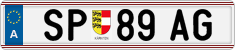 License plate of Austria, Regular plates