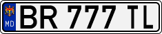 License plate of Moldova, Trailers (1992)