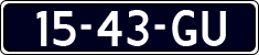 License plate of the Netherlands, Cars