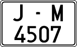 License plates of Spain, 1971 year series