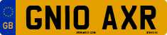 License plate of the United Kingdom, 2001 year system