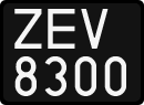 License plates of Poland, 1976 year system