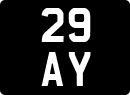 License plate of the United Kingdom, 1932 year system