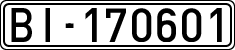 License plates of Spain, 1900 year series
