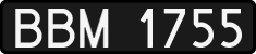 License plates of Poland, 1976 year system