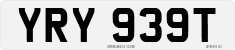 License plate of the United Kingdom, 1963 year system
