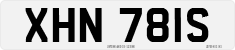 License plate of the United Kingdom, 1963 year system