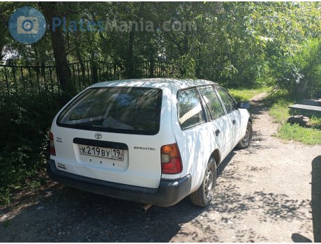 к219ву19, Toyota Sprinter