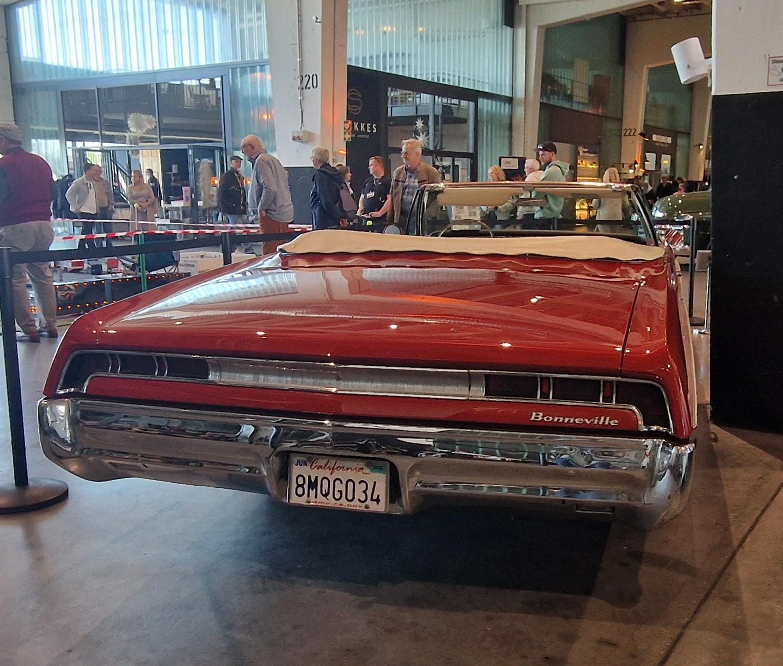 8MQG034, Pontiac Bonneville 4th gen 1968 2-door Convertible (26267; B-body), 3rd facelift, 1967–1968