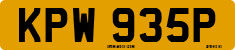 License plate of the United Kingdom, 1963 year system