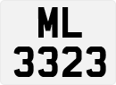 License plate of the United Kingdom, 1903 year system