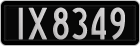 License plate of New Zealand, AB1(234)