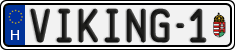 license plates of Hungary, Vanity Plates (2022)