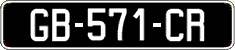French license plate, SIV (oldtimers)