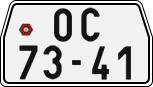 License plate of the Czech Republic, Motorcycles (1960)