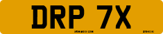 License plate of the United Kingdom, 1963 year system