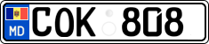 License plate of Moldova, Cars (2015)