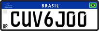 License plate of Brazil, Private owners (Mercosul)