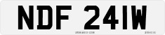 License plate of the United Kingdom, 1963 year system