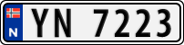 License plate of Norway, Trailers, motorcycles, special vehicles