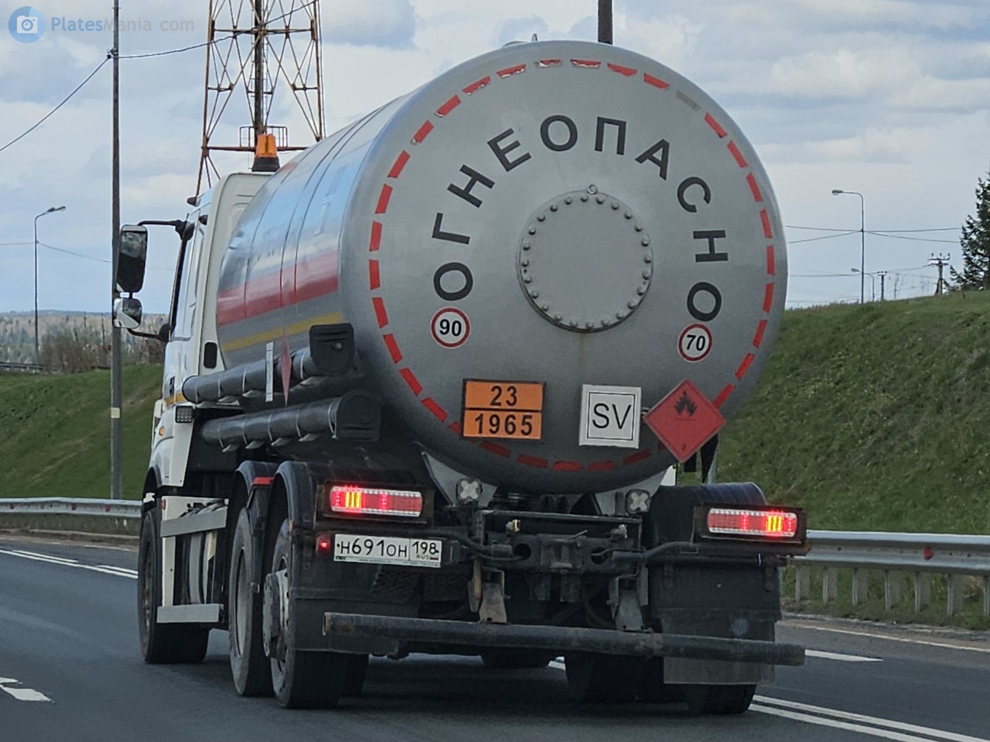 н 691 он 198, KamAZ 6520 65208, 2017–