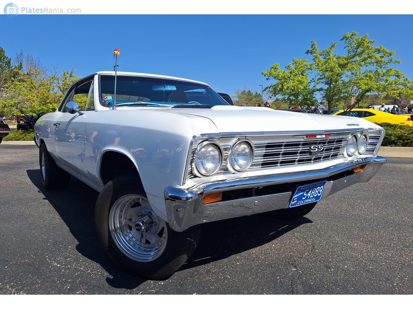54B89, Chevrolet Chevelle 1st gen 1967 2-door Sedan (11; A-body), 3rd facelift, 1966–1967