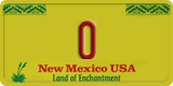 New Mexico, Vanity Plates