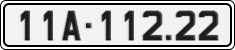 License plate of Vietnam, Cars
