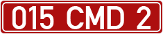 License plate of Georgia, Diplomatic