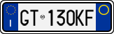 License plate of Italy, Cars (1994 year series)