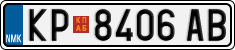 License plate of North Macedonia, Regular plates (2012)