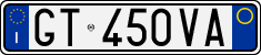 License plate of Italy, Cars (1994 year series)