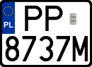 License plates of Poland, Regular car plates