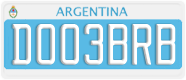 License plate of Argentina, Diplomatic