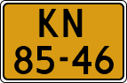 License plate of the Netherlands, Military