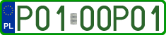 License plates of Poland, Professional plates