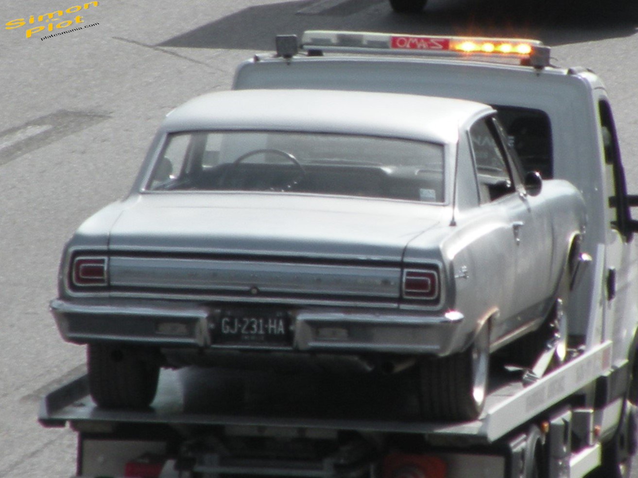 GJ-231-HA, Chevrolet Chevelle 1st gen 1965 2-door Sedan (11; A-body), 1st facelift, 1964–1965