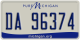Michigan, Commercial vehicles (AB 12345)
