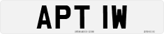 License plate of the United Kingdom, 1963 year system