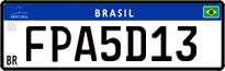 License plate of Brazil, Private owners (Mercosul)