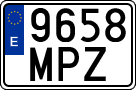 License plates of Spain, Ordinary (2000)
