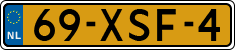License plate of the Netherlands, Cars