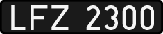 License plates of Poland, 1976 year system