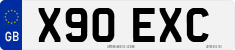 License plate of the United Kingdom, 1983 year system
