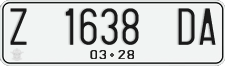 License plate of Indonesia, Regular plates