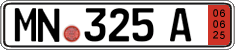 German license plate, Export transit plates