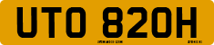 License plate of the United Kingdom, 1963 year system