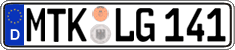 German license plate, Regular plates